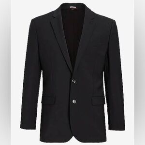 🌹 EXPRESS MENS SIZE 36S SLIM BLACK BLAZER